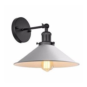 Rsylight Retro Metal Dekoratif Rustik Siyah Mafsallı Duvar Aplik