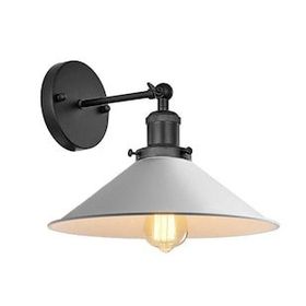 Rsylight Retro Metal Dekoratif Rustik Siyah Mafsallı Duvar Aplik