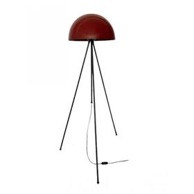 Rsylight Retro Metal Dekoratif Siyah Bordo 3 Ayaklı Köşe Lambası Lambader