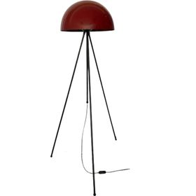 Rsylight Retro Metal Dekoratif Siyah Bordo 3 Ayaklı Köşe Lambası Lambader