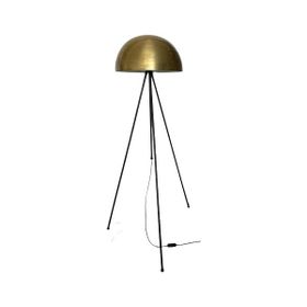 Rsylight Retro Metal Dekoratif Siyah Eskitme Kaplama 3 Ayaklı Köşe Lambası Lambader