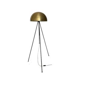 Rsylight Retro Metal Dekoratif Siyah Eskitme Kaplama 3 Ayaklı Köşe Lambası Lambader