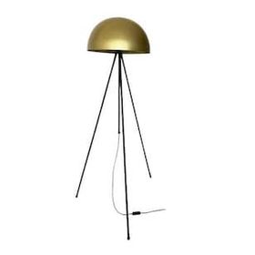 Rsylight Retro Metal Dekoratif Siyah Gold 3 Ayaklı Köşe Lambası Lambader