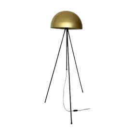 Rsylight Retro Metal Dekoratif Siyah Gold 3 Ayaklı Köşe Lambası Lambader