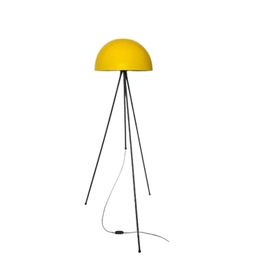 Rsylight Retro Metal Dekoratif Siyah Sarı 3 Ayaklı Köşe Lambası Lambader