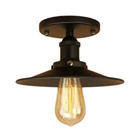Rsylight Retro Metal Dekoratif Siyah Tavan Plofyoner Avize