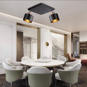 Rsylight Retro Metal Dekoratif Siyah Tavan Plofyoner Avize
