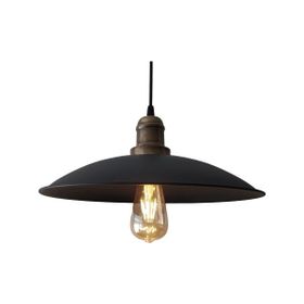 Rsylight Retro Metal Dekoratif Tekli Siyah Rustik Sarkıt Avize