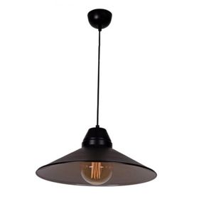 Rsylight Retro Metal Dekoratif Tekli Siyah Rustik Sarkıt Avize