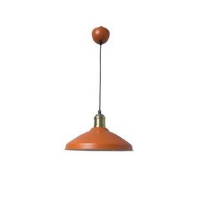 Rsylight Retro Metal Rustik Dekoratif 25 cm Turuncu Tekli Sarkıt Avize