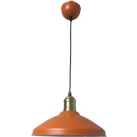 Rsylight Retro Metal Rustik Dekoratif 25 cm Turuncu Tekli Sarkıt Avize