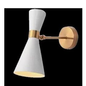 Rsylight Retro Metal Rustik Hareketli Dekoratif Beyaz Vintage Duvar Aplik