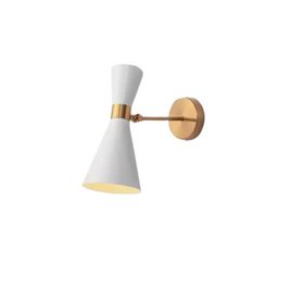 Rsylight Retro Metal Rustik Hareketli Dekoratif Beyaz Vintage Duvar Aplik