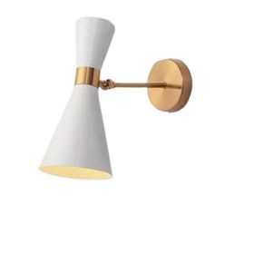 Rsylight Retro Metal Rustik Hareketli Dekoratif Beyaz Vintage Duvar Aplik