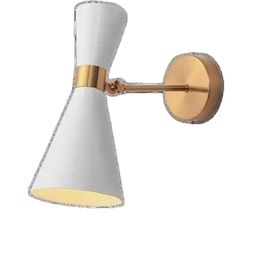 Rsylight Retro Metal Rustik Hareketli Dekoratif Beyaz Vintage Duvar Aplik