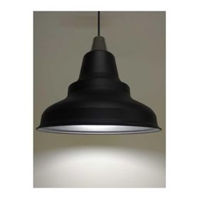 Rsylight Retro Metal Sarkıt Rustik Tekli Sarkıt Siyah İçi Beyaz Cafe Mutfak Aydınlatma Avize