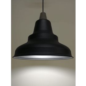 Rsylight Retro Metal Sarkıt Rustik Tekli Sarkıt Siyah İçi Beyaz Cafe Mutfak Aydınlatma Avize