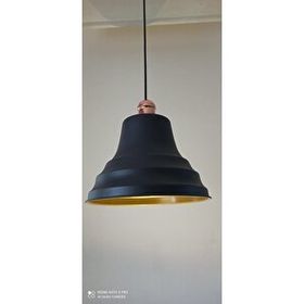 Rsylight Retro Metal Siyah Bakır Duylu Tekli Dekoratif Rustik Sarkıt Avize