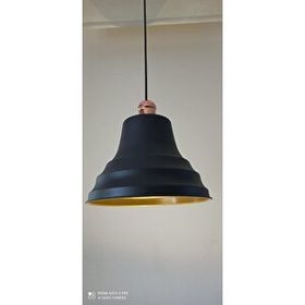 Rsylight Retro Metal Siyah Bakır Duylu Tekli Dekoratif Rustik Sarkıt Avize