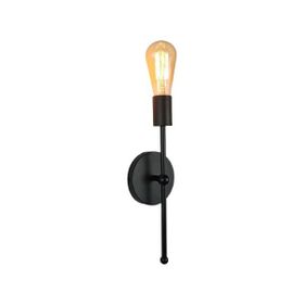 Rsylight Retro Metal Siyah Dekoratif Rustik Duvar Aplik