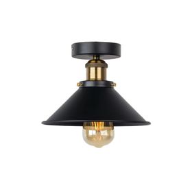 Rsylight Retro Plofonyer Tavan Siyah Rustik Avize