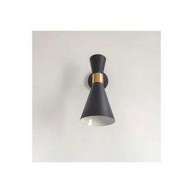 Rsylight Retro Rustik Dekoratif Metal Siyah Mafsallı Vintage Aplik