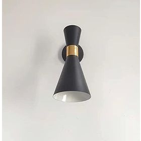 Rsylight Retro Rustik Dekoratif Metal Siyah Mafsallı Vintage Aplik