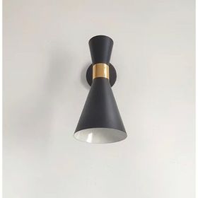 Rsylight Retro Rustik Dekoratif Metal Siyah Mafsallı Vintage Aplik