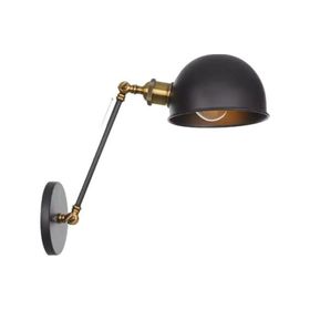 Rsylight Retro Rustik Dekoratif Rustik Siyah Mafsallı Duvar Aplik