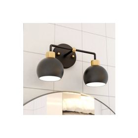 Rsylight Retro Siyah Metal 2'li Dekoratif Rustik Duvar Aplik