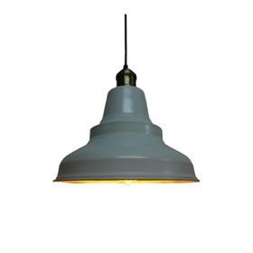 Rsylight RYS000100 Retro Beyaz Bakır Duylu Metal Rustik Tekli Sarkıt Avize