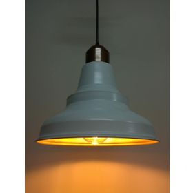 Rsylight RYS000300 Retro Beyaz Bakır Duylu Metal Rustik Tekli Sarkıt Avize