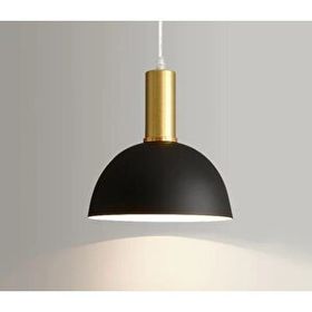 Rsylight RYS009038 30 cm Retro Metal Siyah Dekoratif Rustik Sarkıt Avize