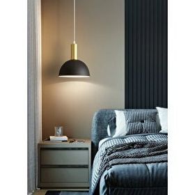Rsylight RYS009038 30 cm Retro Metal Siyah Dekoratif Rustik Sarkıt Avize