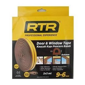 RTR Kahverengi 2 x 3 m Kauçuk Kapı Pencere Bandı
