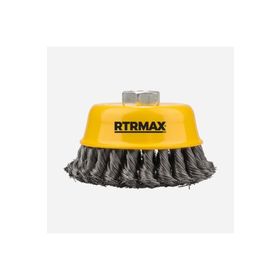 RTRMAX 100 mm Burgulu Çanak Fırça