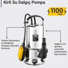 Rtrmax Badem10 RTM840 Kirli Su Dalgıç Pompa