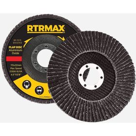 RTRMAX RDF11580 115 mm 80 Kum Alüminyum Oksit Flap Disk