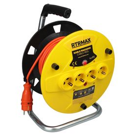 RTRMAX REM31520 20 mt 3x1.5 mm Seyyar Makaralı Uzatma Kablosu