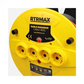 RTRMAX REM31535 35 mt 3x1.5 mm Seyyar Makaralı Uzatma Kablosu