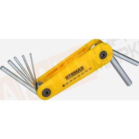 RTRMAX RH03847 7 inç Karbon Çeliği Hex Çakı Allen Anahtar Seti