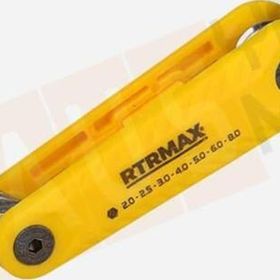 RTRMAX RH03847 7 inç Karbon Çeliği Hex Çakı Allen Anahtar Seti