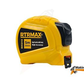 RTRMAX RH12113 5 mt x 25 mm Stoplu Şerit Metre