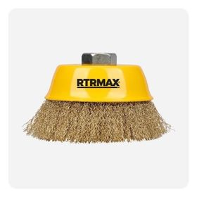 RTRMAX RH22206 65 mm Saçaklı Çanak Fırça