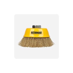 RTRMAX RH22208 75 mm Saçaklı Çanak Fırça