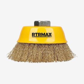 RTRMAX RH22208 75 mm Saçaklı Çanak Fırça