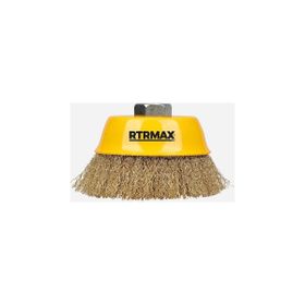 RTRMAX RH22208 75 mm Saçaklı Çanak Fırça