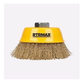 RTRMAX RH22210 100 mm Saçaklı Çanak Fırça