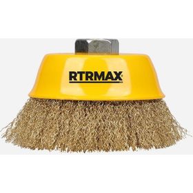 RTRMAX RH22210 100 mm Saçaklı Çanak Fırça