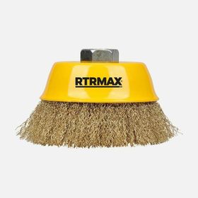 RTRMAX RH22210 100 mm Saçaklı Çanak Fırça